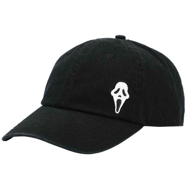 SCREAM - Ghost Face Embroidered Hat (D06)